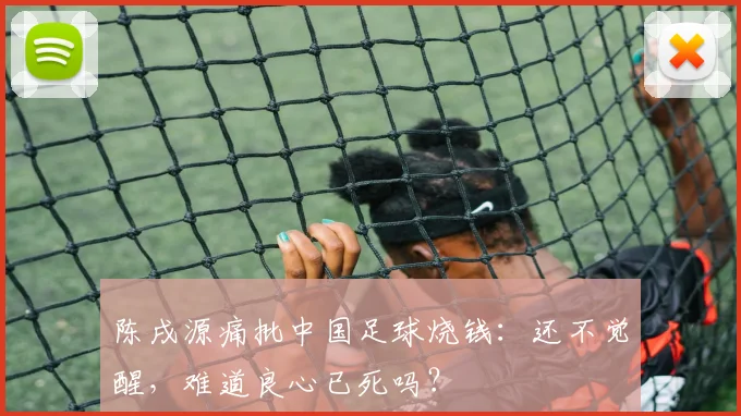 陈戌源痛批中国足球烧钱：还不觉醒，难道良心已死吗？